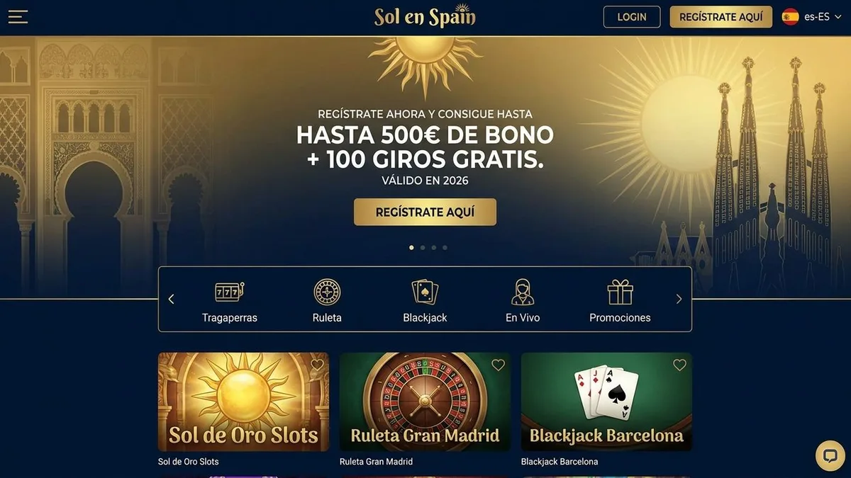 Registro con bono en Sol