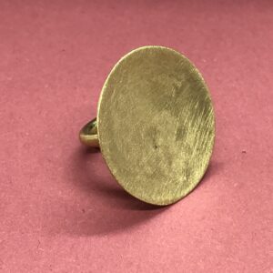 Anello Horus artigianale in ottone