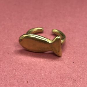 Anello Pesce artigianale in ottone